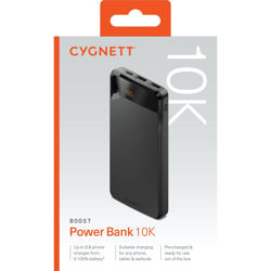 Picture of Cygnett Boost 4 10,000 mAh Powerbank Black