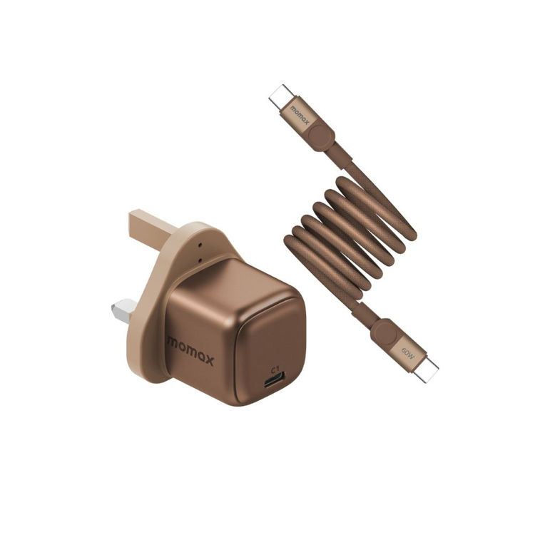 Picture of Momax BUNDLE SET ( 1-Charge 30W 1-Port GaN Charger+ Mag.Link 60W USB -C to USB -C Magnetic Cable )_VPD0153UKL2