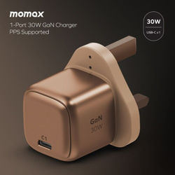 Picture of Momax BUNDLE SET ( 1-Charge 30W 1-Port GaN Charger+ Mag.Link 60W USB -C to USB -C Magnetic Cable )_VPD0153UKL2