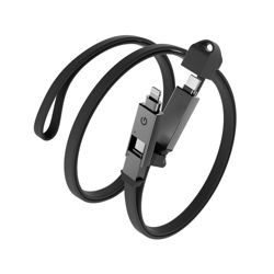 Picture of Energea Cable Sheath 2-in-1 USB-C to C+Lighning MFI 60W 480 Mbps Gun 1.0m