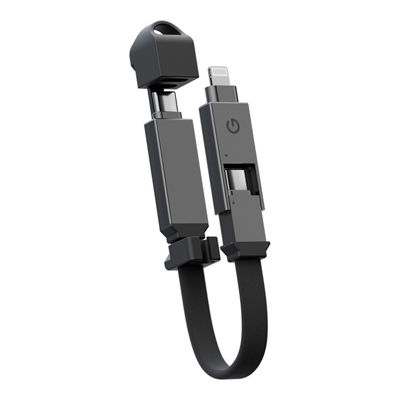 Show details for Energea Cable Sheath 2-in-1 USB-C to C+Lighning MFI 60W 480 Mbps Gun 15cm Picture of Energea Cable Sheath 2-in-1 USB-C to C+Lighning MFI 60W 480 Mbps Gun 15cm