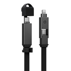 Picture of Energea Cable Sheath 2-in-1 USB-C to C+Lighning MFI 60W 480 Mbps Gun 15cm