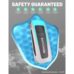 Picture of RAVPower 3-in-1 Jump Starter with 16000mAh Power Bank And LED Flashlight
