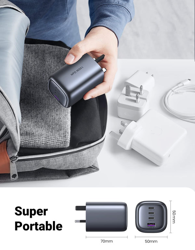 Picture of Ugreen 100W 4 Port Wall Power Adapter - Black