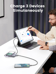 Picture of Ugreen 10000MAH Mini Magnetic Wireless 20W Power Bank (Space Grey)