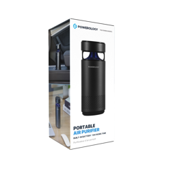 Picture of Powerology Portable Mini Air Purifier with UVC LED Sterlization - Balck 