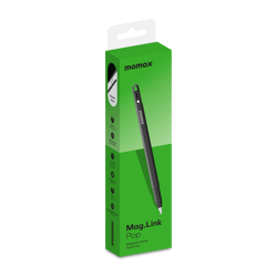 Picture of MOMAX MAG LINK POP MAGNETIC CHARGING ACTIVE STYLUS PEN GREY (Color: BLACK)_TP10D1