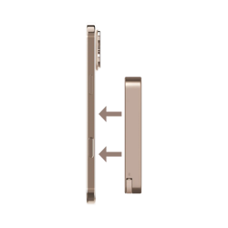 Picture of MOMAX 1-POWER F.PASS+ 10000mAh POWER BANK WITH BUILT-IN CABLE & MAGNETIC ATTACHMENT (Color: DESERT TITANIUM)_IP158L2