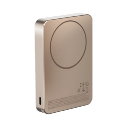 Picture of MOMAX 1-POWER F.PASS+ 10000mAh POWER BANK WITH BUILT-IN CABLE & MAGNETIC ATTACHMENT (Color: DESERT TITANIUM)_IP158L2