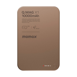 Picture of MOMAX Q.MAG X1 QI2 10000mAh GEN2 15W MAGSAFE WIRELESS POWER BANK (Color: ROSE GOLD)_IP136Q2L2