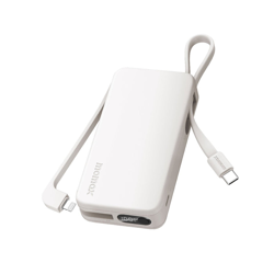Picture of MOMAX 1-POWER VITAL+ 10000mAh POWER BANK WITH BUILT IN USB-C & LIGHTNING CABLE (Color: BLACK)_IP138MFID
