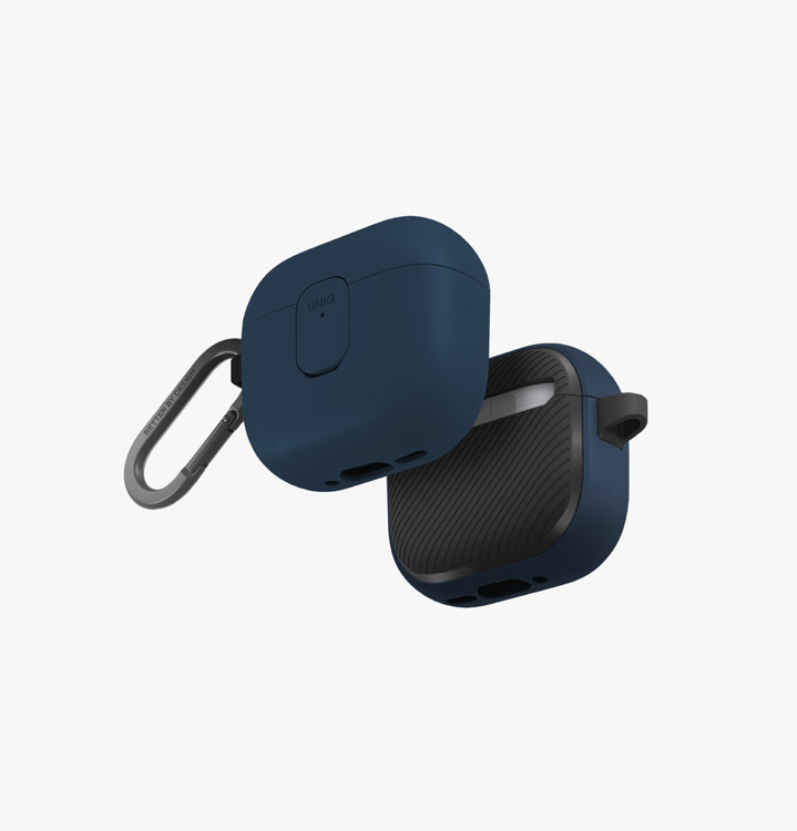 Picture of UNIQ CLYDE AIRPODS 4TH GEN (2024) LOCK CASE - BLUE (ROYAL BLUE/DARK GREY)
