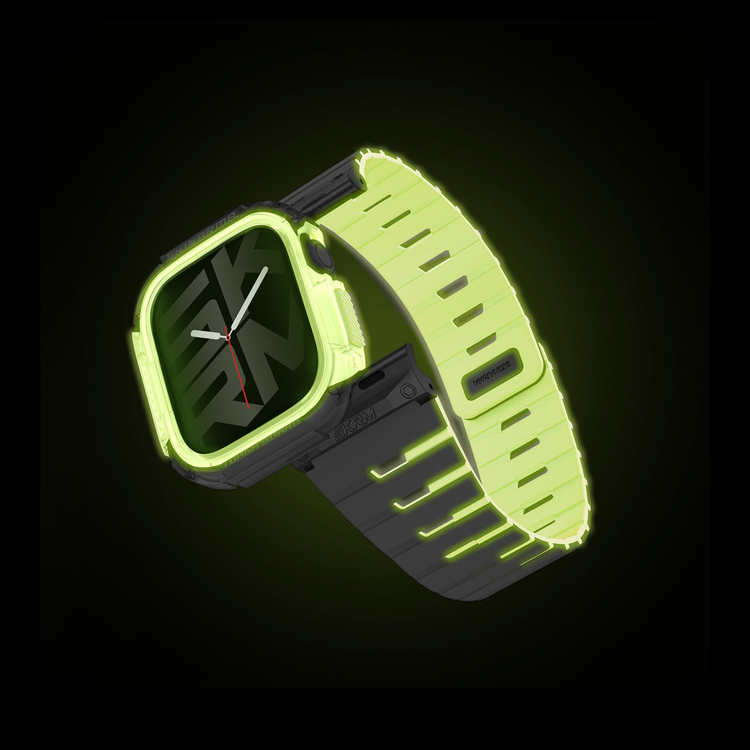 Picture of SKINARMA STRAP+ CASE FOR APPLE WATCH 42 MM GEMINI NITEGLOW SET