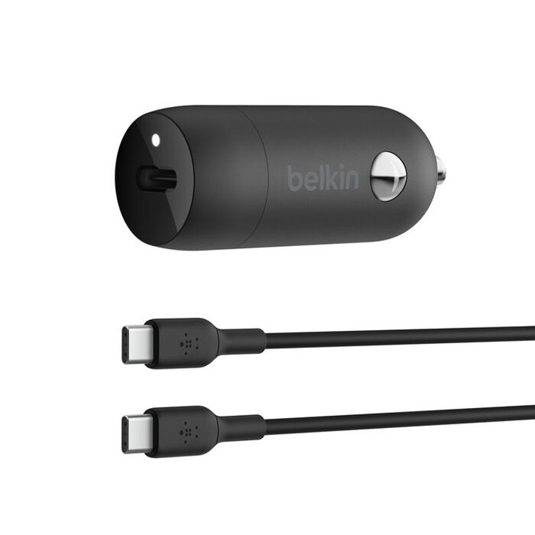 Picture of Belkin USB-C Car Charger with USB-C Cable (30W)