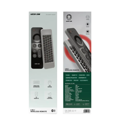 Picture of Green Lion 4 in 1 Wireless Remote With Keyboard - Black