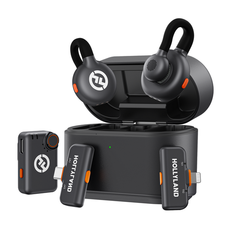 Picture of Hollyland LARK M2S Ultimate Combo 2-Person Wireless Microphone System for Cameras and Mobile Devices