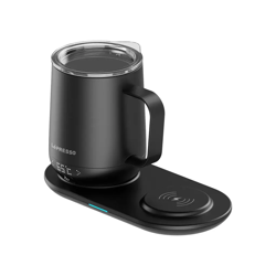 Picture of LePresso Heated Mug 12oz with Wireless Charging Pad - Black