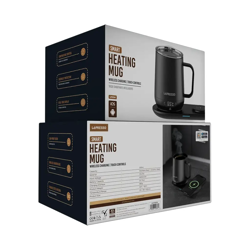 Picture of LePresso Heated Mug 12oz with Wireless Charging Pad - Black