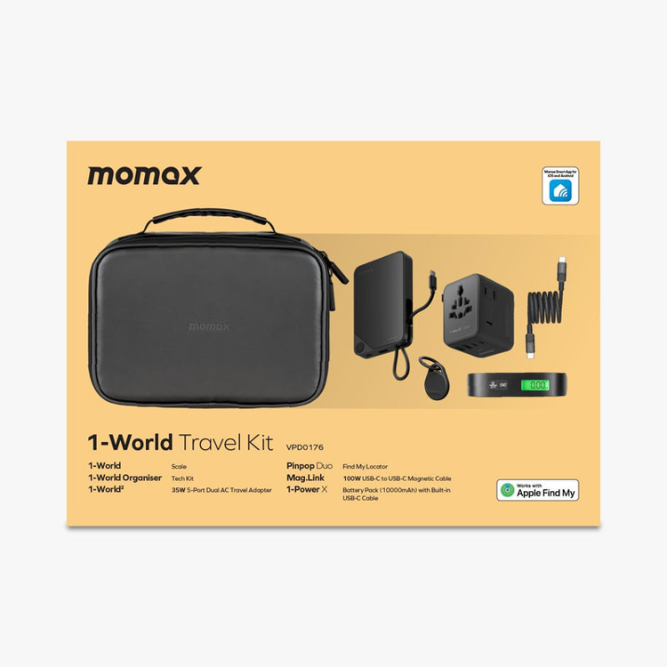 Picture of Momax VPD0176 World Travel Kit Black_ VPD0176