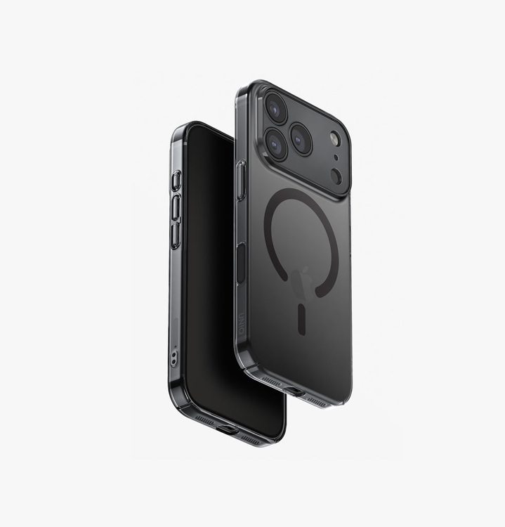 Picture of UNIQ HYBRID IPHONE 17 PRO (2025) 6.3 MAGCLICK CHARGING AIRSUIT - GLOSSY SMOKE