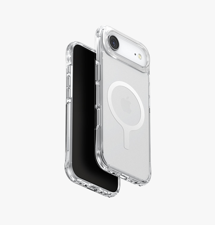 Picture of UNIQ HYBRID IPHONE 17 AIR (2025) 6.6 MAGCLICK CHARGING LIFEPRO XTREME (AF) - FROST CLEAR/WHITE