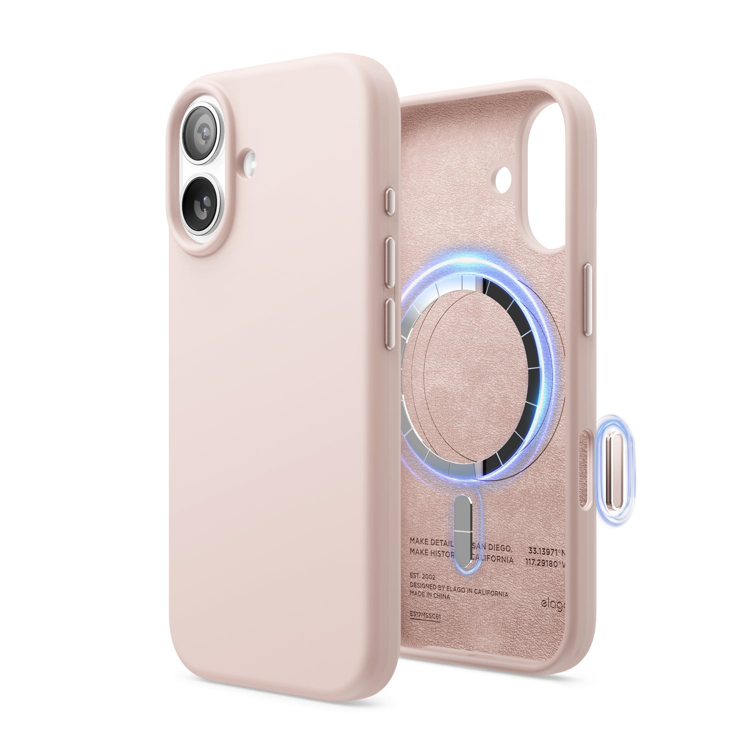 Picture of Elago MagSilicone Case iPhone17 Light Pink
