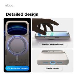 Picture of Elago Mag Silicone Case iPhone17 Pro Stone