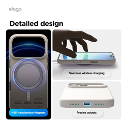 Picture of Elago MagSilicone Case iPhone17Pro Max Jean Indigo