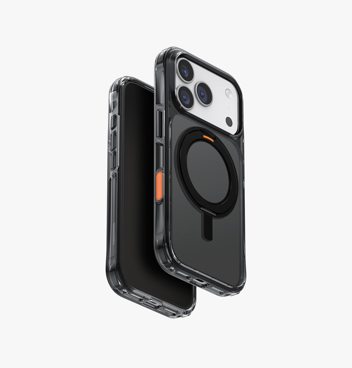 Picture of UNIQ HYBRID IPHONE 17 PRO (2025) 6.3 SWIVIX WITH 360 ROTATING KICKSTAND - CARBON BLACK