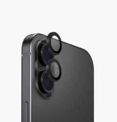 Picture of UNIQ OPTIX ALUGUARD IPHONE 17 (2025) 6.3 CAMERA LENS PROTECTOR - MIDNIGHT (BLACK)