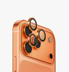 Picture of UNIQ OPTIX ALUGUARD IPHONE 17 PRO/17 PRO MAX (2025) 6.3/6.9 CAMERA LENS PROTECTOR - SUNSET AMBER