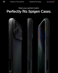 Picture of Spigen iPhone 17 Pro Glas.tR EZ Fit ProHD(Privacy)