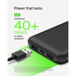 Picture of Belkin Portable Charger, 4-In-1 Power Bundle With 10000mAh Power Bank, 25W USB-C Charging Block, 60W USB-C Cable