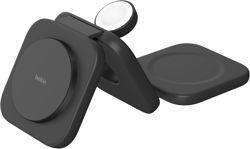 Picture of Belkin Boostcharge Pro Foldable Qi2-Certified Wireless Charger 3-In-1 Magnetic Charging Travel Pad 15W - Magsafe-Compatible Portable Charger